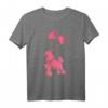 Hunde Herz Hundebesitzer Geschenk Valentinstag Pudel T-Shirt – Perfektes Geschenk für Tierliebhaber, Hundezüchter & Pudel Fans
