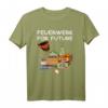 Silvester Feuerwerk für die Zukunft - Pyro T-Shirt für Feuerwerksfans, Pyrotechniker und Pyro verrückte als Geschenk zu Geburtstag, Weihnachten oder zum Jahreswechsel
