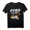 Pyro For Ever Silvester Feuerwerk Pyrotechnik T-Shirt – Perfektes Geschenk für Feuerwerk Fans, Pyro Liebhaber & Pyrotechniker zum Jahreswechsel