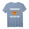 Feuerwerk für die Zukunft Silvester Pyro Rakete T-Shirt – Perfekt für Feuerwerksfans, Pyrotechniker & Silvester Freunde