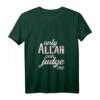 Damen & Herren Muslimisches T-Shirt mit V-Ausschnitt - Nur Allah kann mich beurteilen, perfekte Geschenkidee für Muslime und religiöse Anlässe