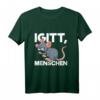 Igitt Menschen Lustiges Statement T-Shirt mit Ratte – Witziges Shirt für Alleingänger und Introvertierte