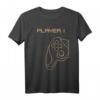 Player 1 Jahrestagsgeschenk Für Ihn - Partnerlook T-Shirt mit Controller Motiv für Gamer und Zocker Paare