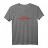 Herz, Puls, Herzschlag - Ich liebe dich Liebes-T-Shirt für Valentinstag, Hochzeit & Jahrestag