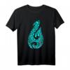 Polynesien Maori Fischhaken Hei Matau Tattoo T-Shirt in Türkisgrün – Symbol für Stärke, Glück & sichere Reisen, perfektes Geschenk für Maori-Fans