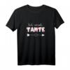Damen Ich werde Tante Blumen 2022 T-Shirt - Lustige Babyverkündung & Geschenkidee für die zukünftige Tante zur Babyparty & Baby-Shower