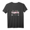 Damen Ich werde Tante Blumen 2022 T-Shirt - Lustige Babyverkündung & Geschenkidee für die zukünftige Tante zur Babyparty & Baby-Shower