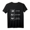 Stein Schere Papier haha reingeguckt reingeschaut T-Shirt – Lustiges Statement-Shirt für Freunde und Freizeit