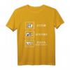 Stein Schere Papier haha reingeguckt reingeschaut T-Shirt – Lustiges Statement-Shirt für Freunde und Freizeit