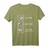 Stein Schere Papier haha reingeguckt reingeschaut T-Shirt – Lustiges Statement-Shirt für Freunde und Freizeit
