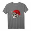 HapDeer Schwarzwälder T-Shirt mit Totenkopf und Bollenhut – Tradition trifft Moderne für Schwarzwald-Fans und Touristen