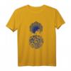 Matroschka Katharina Bohemian T-Shirt mit Blumenmuster - Exklusives russisches Souvenir für den HapDeer und Kulturfans