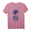 Matroschka Katharina Bohemian T-Shirt mit Blumenmuster - Exklusives russisches Souvenir für den HapDeer und Kulturfans
