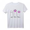 Lustiges Katzen Rock Paper Scissors T-Shirt – Niedliches Geschenk für Katzen- und Spielefans, Kinder, Babys & Erwachsene