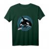 Süßer Orca Killerwal T-Shirt mit polynesischem Wellendesign – Spirit Animal Motiv für Fans Hawaii, Samoa, Tonga & Neuseeland für Männer, Frauen & Kinder