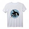 Süßer Orca Killerwal T-Shirt mit polynesischem Wellendesign – Spirit Animal Motiv für Fans Hawaii, Samoa, Tonga & Neuseeland für Männer, Frauen & Kinder