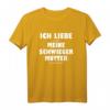 Witziges Ich liebe meine Schwiegermutter T-Shirt – Perfektes Geschenk für Geburtstag, Vatertag & Männerabend mit Humor