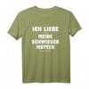 Witziges Ich liebe meine Schwiegermutter T-Shirt – Perfektes Geschenk für Geburtstag, Vatertag & Männerabend mit Humor