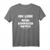 Witziges Ich liebe meine Schwiegermutter T-Shirt – Perfektes Geschenk für Geburtstag, Vatertag & Männerabend mit Humor