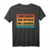 Herren Schwiegersohn T-Shirt - Der Mann Der Mythos Die Legende | Lustiges Geschenk zum Vatertag, Geburtstag & Familienfest