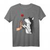 Husky Liebe Hunde Frauchen Herrchen T-Shirt – Perfektes Geschenk für Hundeliebhaber, Familien & Gassi-Geher