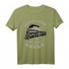 Eisenbahner Dampflok mit Herz und Seele T-Shirt - Perfektes Geschenk für Zugführer, Eisenbahn- und Dampflokfans zu Geburtstag & Weihnachten