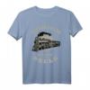 Eisenbahner Dampflok mit Herz und Seele T-Shirt - Perfektes Geschenk für Zugführer, Eisenbahn- und Dampflokfans zu Geburtstag & Weihnachten