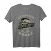Eisenbahner Dampflok mit Herz und Seele T-Shirt - Perfektes Geschenk für Zugführer, Eisenbahn- und Dampflokfans zu Geburtstag & Weihnachten