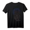 Walhalla Odin in Maske Runen Nordisches Kompass Wikinger T-Shirt – Kreatives Geschenk für Wikinger- und Mythologie-Fans