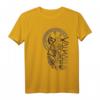 Walhalla Odin in Maske Runen Nordisches Kompass Wikinger T-Shirt – Kreatives Geschenk für Wikinger- und Mythologie-Fans