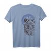 Walhalla Odin in Maske Runen Nordisches Kompass Wikinger T-Shirt – Kreatives Geschenk für Wikinger- und Mythologie-Fans