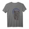 Walhalla Odin in Maske Runen Nordisches Kompass Wikinger T-Shirt – Kreatives Geschenk für Wikinger- und Mythologie-Fans