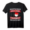 Deutscher durch Geburt Franke durch Gottes Gnade T-Shirt – Lustiges & Stolz auf Franken für Ober-, Mittel- & Unterfranken, perfekt zum Geburtstag & Weihnachten