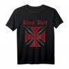 Deus Vult Helm Templerorden & Tempelritter T-Shirt mit Heiligem Kreuz – Perfekt für Mittelalterfest & christliche Ritterfans