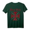 Deus Vult Helm Templerorden & Tempelritter T-Shirt mit Heiligem Kreuz – Perfekt für Mittelalterfest & christliche Ritterfans