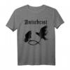 Raben fangen Christenfisch - Occult Wikinger Antichrist T-Shirt für Heiden, Wikinger & Metal-Fans
