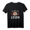 Die tut nix die will nur lesen T-Shirt – Lustiges Geschenk für Leserinnen, Bücherwürmer & Buchliebhaber