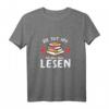 Die tut nix die will nur lesen T-Shirt – Lustiges Geschenk für Leserinnen, Bücherwürmer & Buchliebhaber