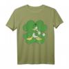 HapDeer Donald Duck Retro Shamrock St. Patrick's Day T-Shirt – Originelles Geschenk für Fans und Feiernde