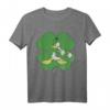 HapDeer Donald Duck Retro Shamrock St. Patrick's Day T-Shirt – Originelles Geschenk für Fans und Feiernde