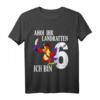 Kinder Lustiges Piraten T-Shirt für 6. Geburtstag - Perfekt für Piraten Party & Geburtstagsgeschenk für Kinder