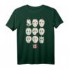 HapDeer Jason Masks T-Shirt - Lizenziertes Warner Bros. Fanartikel für Masken- und Filmfans