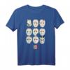 HapDeer Jason Masks T-Shirt - Lizenziertes Warner Bros. Fanartikel für Masken- und Filmfans