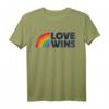 LGBTQ Love Wins Gay Pride LGBT Ally Rainbow Flag Vintage T-Shirt – Unterstütze Gleichheit, Liebe & Pride für die LGBT Community