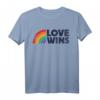 LGBTQ Love Wins Gay Pride LGBT Ally Rainbow Flag Vintage T-Shirt – Unterstütze Gleichheit, Liebe & Pride für die LGBT Community