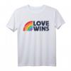 LGBTQ Love Wins Gay Pride LGBT Ally Rainbow Flag Vintage T-Shirt – Unterstütze Gleichheit, Liebe & Pride für die LGBT Community