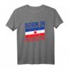Born in Yugoslavia – Lustiges Retro Balkan-Geschenk T-Shirt für Freunde & Familie, perfekt für Weihnachten & Geburtstage