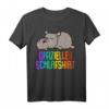 Offizielles Hippo Schlafshirt Pyjama - Lustiges Nilpferd Schlafoutfit für Damen und Herren, ideales Geschenk für Langschläfer, Morgenmuffel & Entspannungsfans