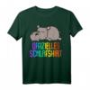 Offizielles Hippo Schlafshirt Pyjama - Lustiges Nilpferd Schlafoutfit für Damen und Herren, ideales Geschenk für Langschläfer, Morgenmuffel & Entspannungsfans