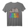 Offizielles Hippo Schlafshirt Pyjama - Lustiges Nilpferd Schlafoutfit für Damen und Herren, ideales Geschenk für Langschläfer, Morgenmuffel & Entspannungsfans